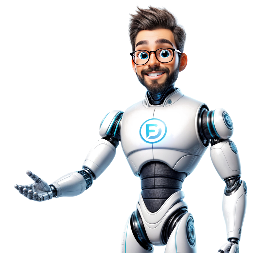 הדמות של FixDigital מציגה את שיחות ה־AI של המערכת